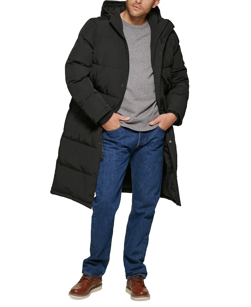 Levi's Men's Quilted Extra Long Parka Jacket