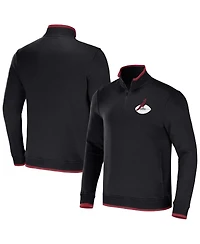 Men's Nfl x Darius Rucker Collection by Fanatics Black Arizona Cardinals Logo Quarter-Zip Top