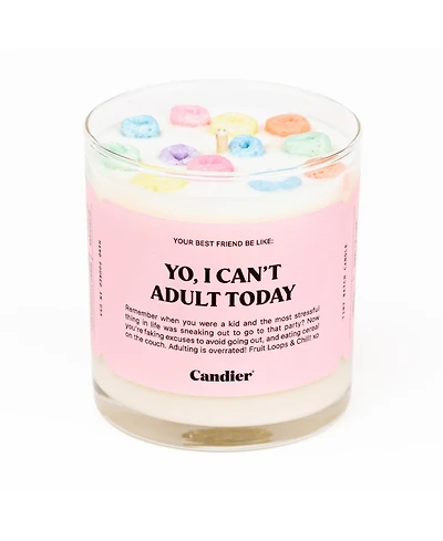 Cant Adult Cereal Candle