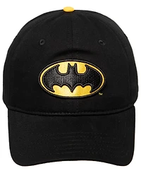 Warner Brothers Men's Dc Comics Batman Low Profile Unstructured Dad Hat Adjustable Baseball Cap
