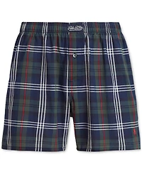 Polo Ralph Lauren Men's Plaid Single-Button Fly Boxers