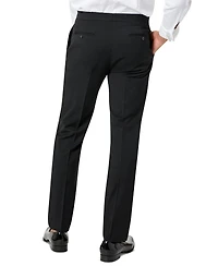 Tommy Hilfiger Men's Modern-Fit Flex Stretch Black Tuxedo Pants