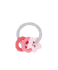Bumkins Baby Girls Three Textured Gripping Teething Charms