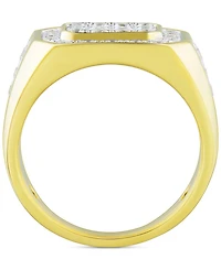 Grown With Love Men's Lab Grown Diamond Cluster Ring (1-1/2 ct. t.w.) in 10k Gold