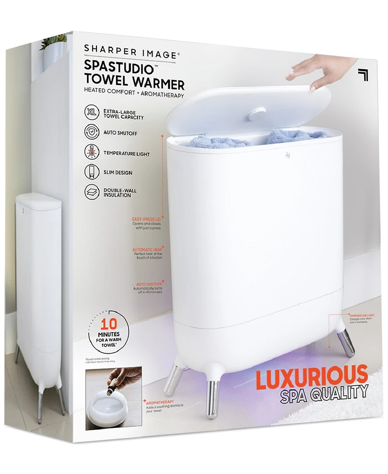 Sharper Image SpaStudio Automatic Towel Warmer
