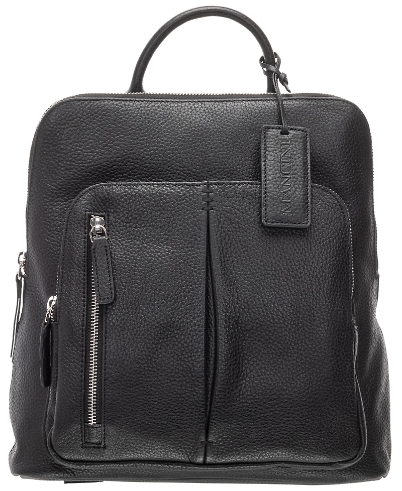 Mancini Women's Pebbled Brigette Backpack