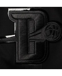 Men's Pro Standard Detroit Pistons Triple Black Gloss Shorts