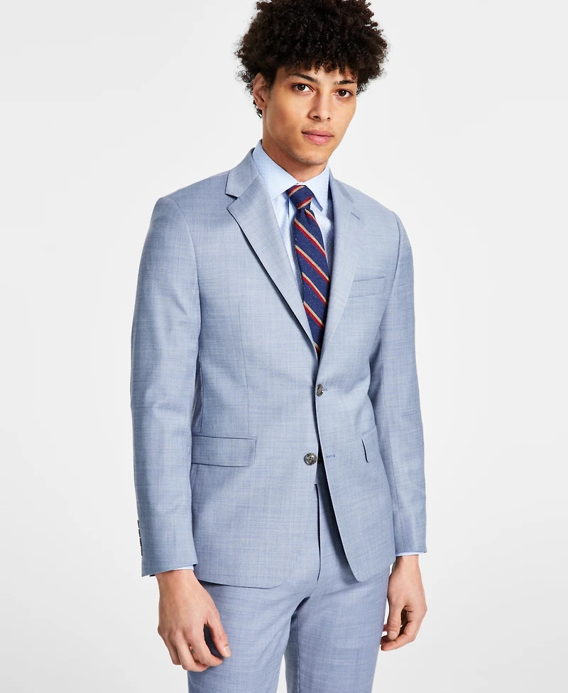 Calvin Klein Men's Skinny-Fit Wool-Blend Infinite Stretch Suit Jacket