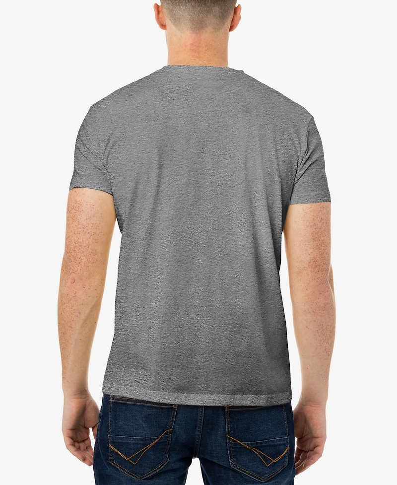 X-Ray Men's Basic V-Neck Short Sleeve T-shirt