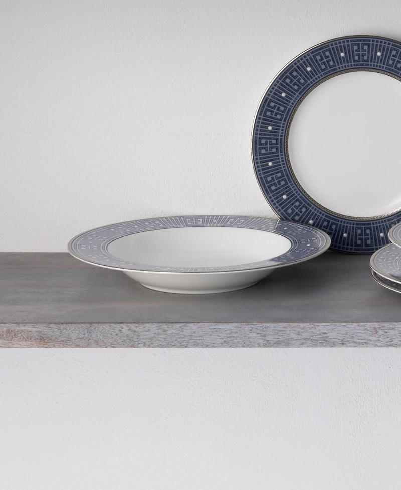 Noritake Infinity Blue 4 Piece Soup Bowl Set 12 oz, Service for 4