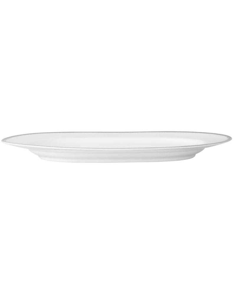 Noritake Whiteridge Platinum Oval Platter