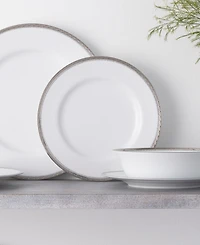Noritake Whiteridge Platinum Set Of 4 Salad Plates, 8-1/4"