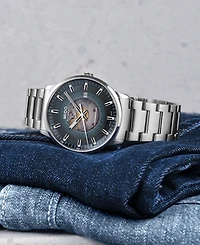 Mido Men's Swiss Automatic Commander Stainless Steel Bracelet Watch 40mm