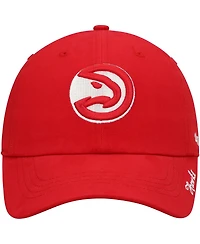 Women's '47 Red Atlanta Hawks Miata Clean Up Logo Adjustable Hat