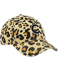 Women's '47 Chicago Cubs Tan Bagheera Cheetah Clean Up Adjustable Hat