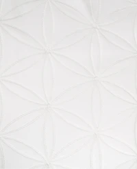 Gemma Sheer Embroidered Window Curtain, inches long Single Panel Curtain, Width 50 curtains sheer for Bedroom and Living Room, Easy To Hang