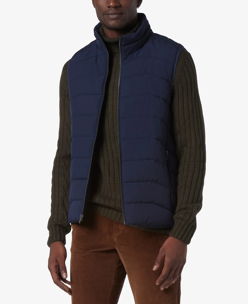 Marc New York Men's Garrick Stretch Packable Quilted Vest
