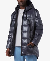Marc New York Men's Barreto Super Wet Cire Parka with Grossgrain Trim