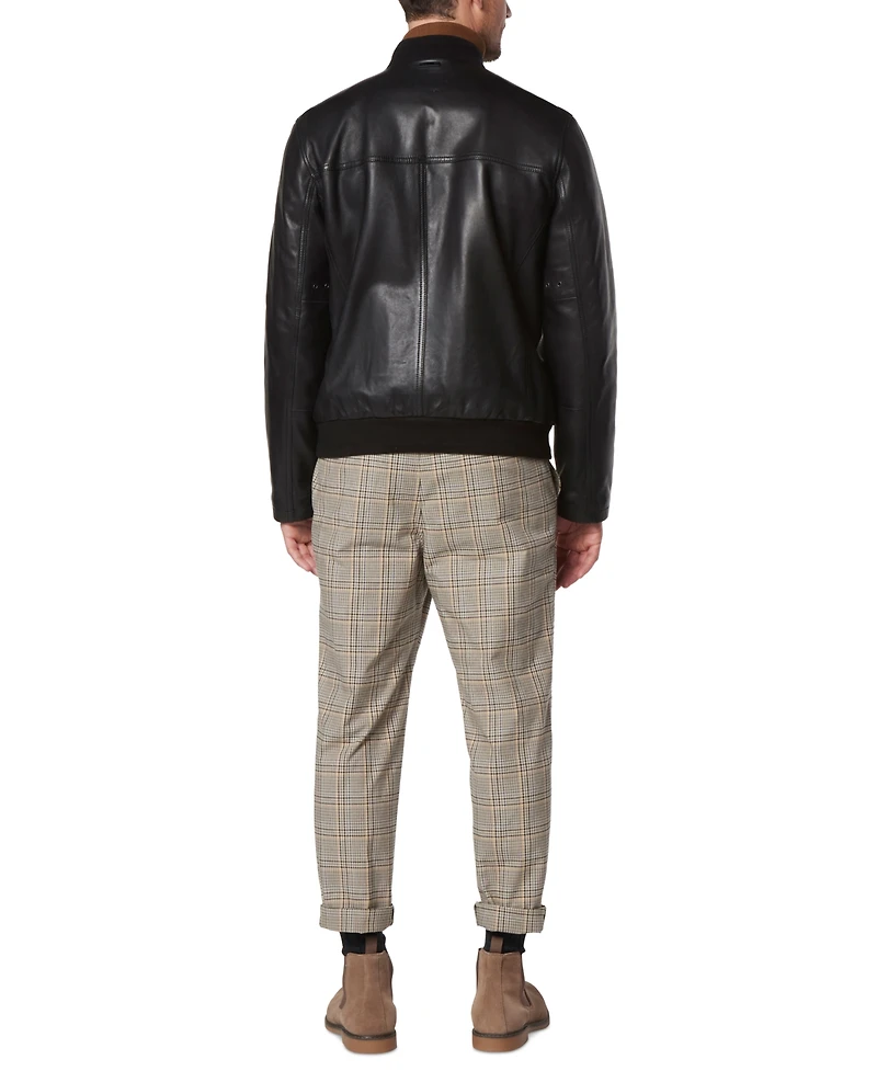 Marc New York Men's MacNeil Smooth Leather Bomber Jacket