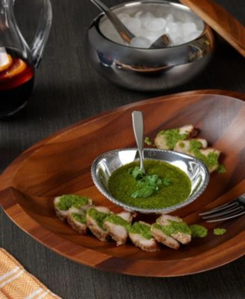 Nambe Wood Metal Serveware Collection