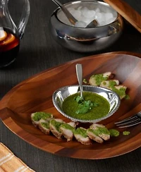 Nambe Wood Metal Serveware Collection