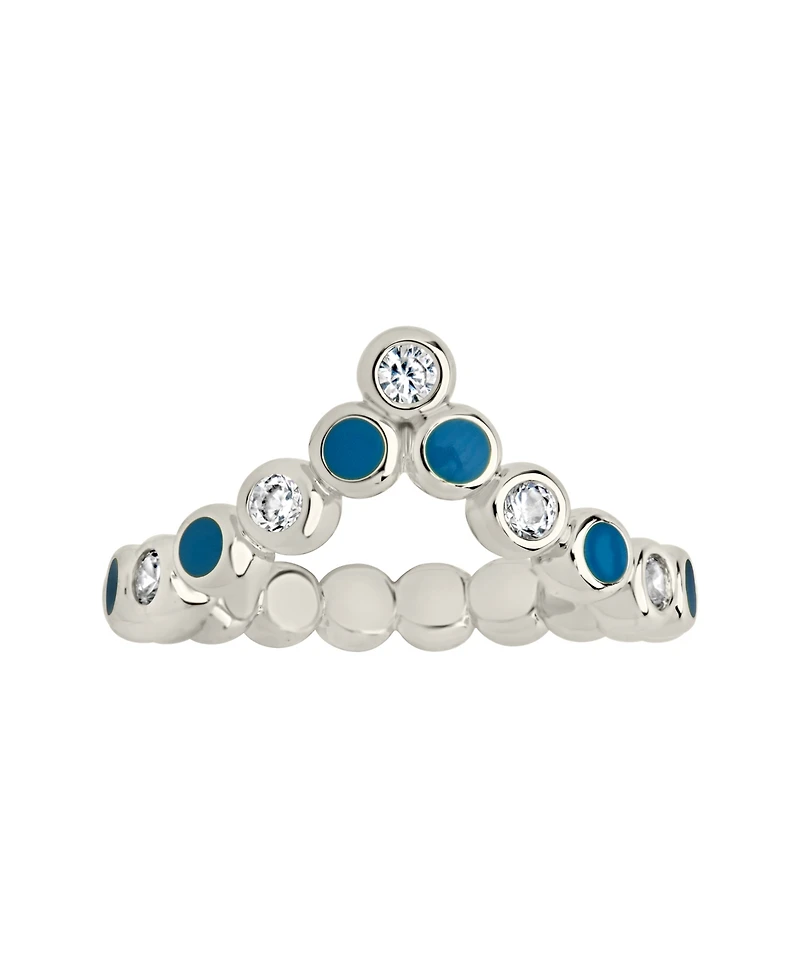 Sterling Forever Cubic Zirconia Mylah Ring