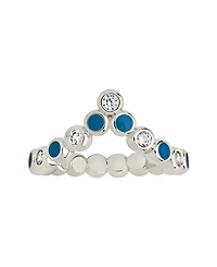 Sterling Forever Cubic Zirconia Mylah Ring