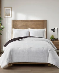 Madison Park Sawyer Faux-Fur 3-Pc. Comforter Set, Full/Queen