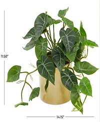 Modern Pothos Artificial Plant, 11.5"