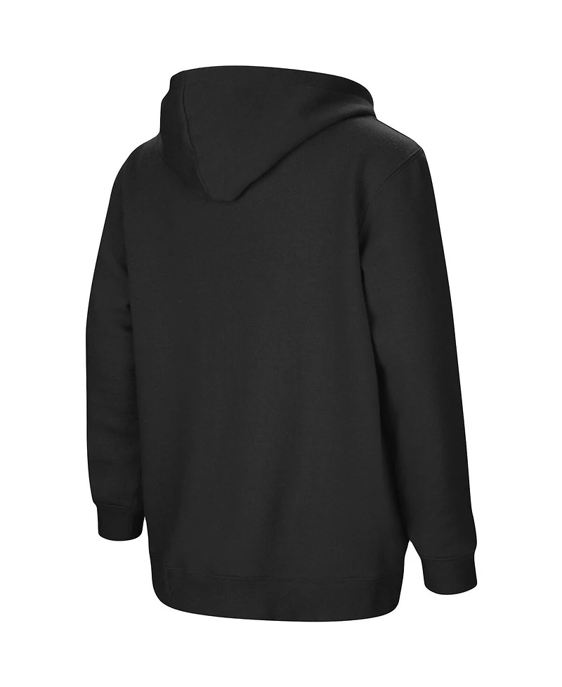 Youth Boys Colosseum Black Alabama Crimson Tide 2-Hit Team Pullover Hoodie