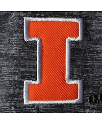 Men's Colosseum Navy Illinois Fighting Illini Down Swing Polo Shirt
