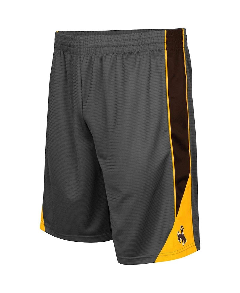 Men's Colosseum Charcoal Wyoming Cowboys Turnover Shorts
