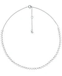Michael Kors Sterling Silver Tennis Necklace