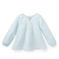 Hope & Henry Baby Girls Peasant Top With Embroidery