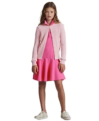 Polo Ralph Lauren Girls 2T-16 Cable-Knit Cotton Cardigan