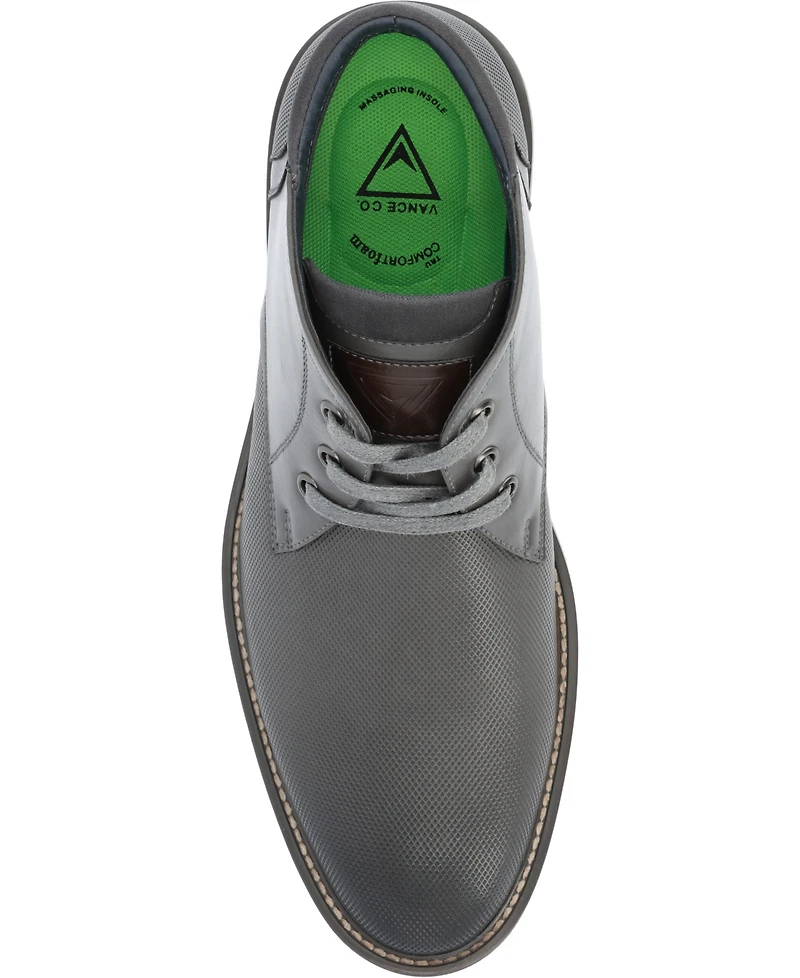Vance Co. Men's Vaughn Tru Comfort Foam Lace-Up Round Toe Chukka Boot