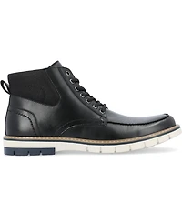 Vance Co. Men's Dalvin Tru Comfort Foam Lace-Up Moc Toe Ankle Boot