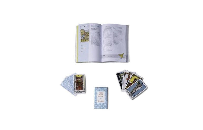 Guided Tarot Box Set: Illustrated Book & Rider Waite Smith Tarot Deck by Stefanie Caponi
