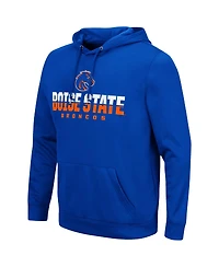 Men's Colosseum Royal Boise State Broncos Lantern Pullover Hoodie