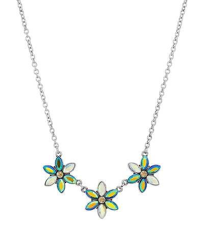 2028 Ab Flower Necklace