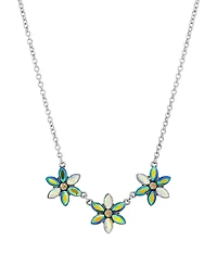 2028 Ab Flower Necklace