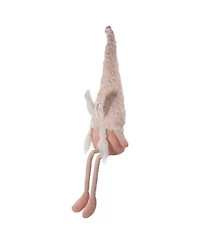 Sitting Easter Gnome with Bunny Ears and Dangling Legs, 32"