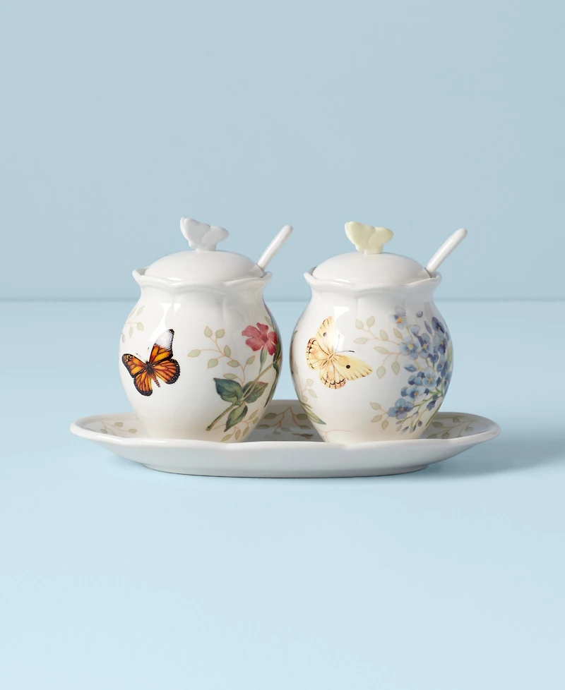 Lenox Butterfly Meadow Condiment Set & Tray