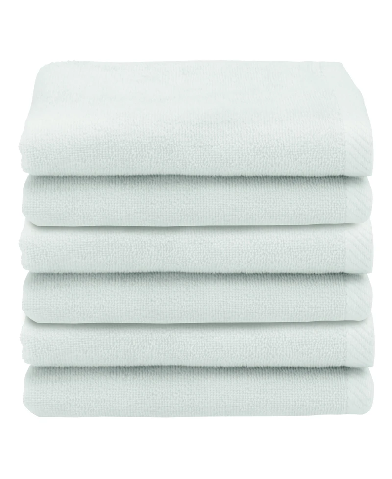 Linum Home Ediree Turkish Cotton 6 Piece Fingertip Towels Set