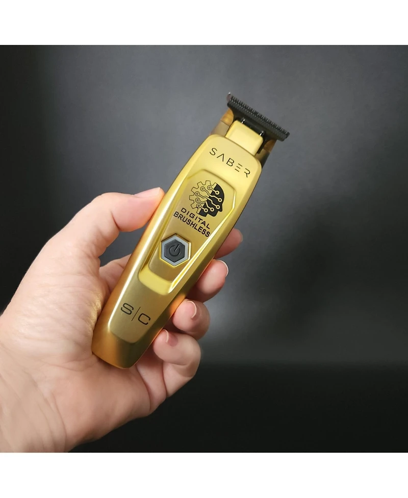 StyleCraft Professional Saber Professional Full Metal Body Digital Brushless Motor Cordless Hair Trimmer