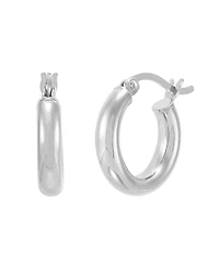 Giani Bernini Polished Tube Hoop Earrings, 15mm, Created for Macy's