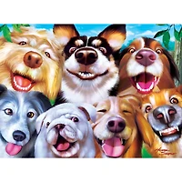 Masterpieces Kids Puzzle Set - Selfies 4-Pack 100 Piece Jigsaw Puzzles
