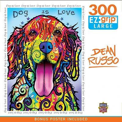 MasterPieces Dean Russo - Dog is Love 300 Piece Ez Grip Jigsaw Puzzle