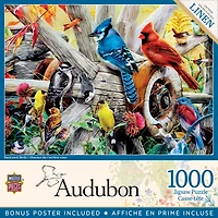 MasterPieces Audubon - Backyard Birds 1000 Piece Jigsaw Puzzle