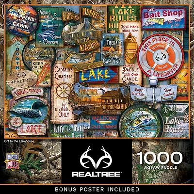 MasterPieces Realtree - Off to the Lakehouse 1000 Piece Jigsaw Puzzle